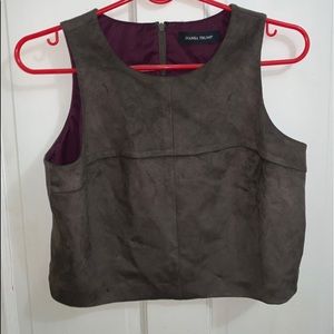 Ivanka Trump Suede Top